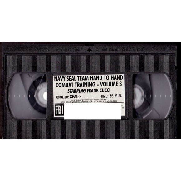 Scarce Navy Seal Team Hand-To-Hand Combat Training Vol 3 VHS Panther Prod 55 min - Picture 3 of 3